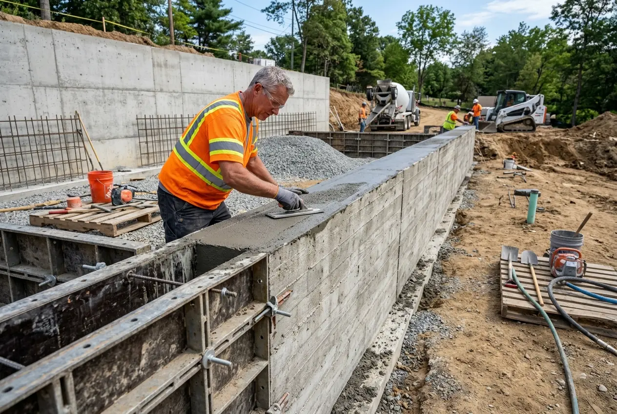 Concrete Retaining Walls